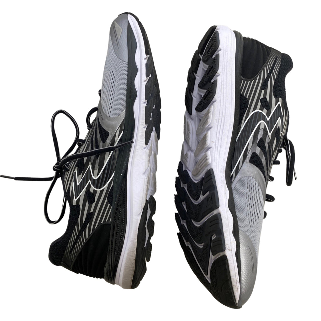 361 BLACK/GRAY DEGREE MEN'S SENSATION 4 RUNNING SNEAKERS SIZE 13