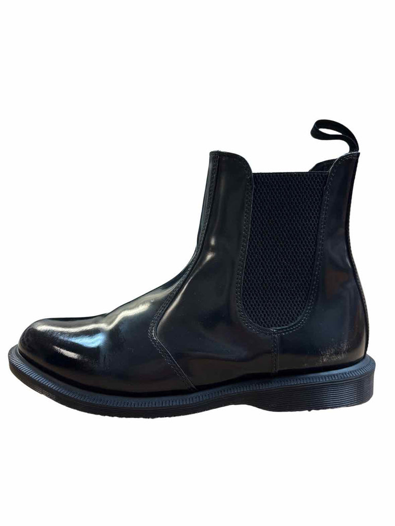 DR MARTENS FLORA PULL ON CHELSEA BLACK BOOTS SIZE 9