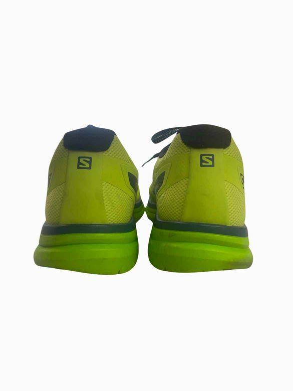 SALOMAN LIME GREEN SONIC RUNNING SNEAKER SIZE 14