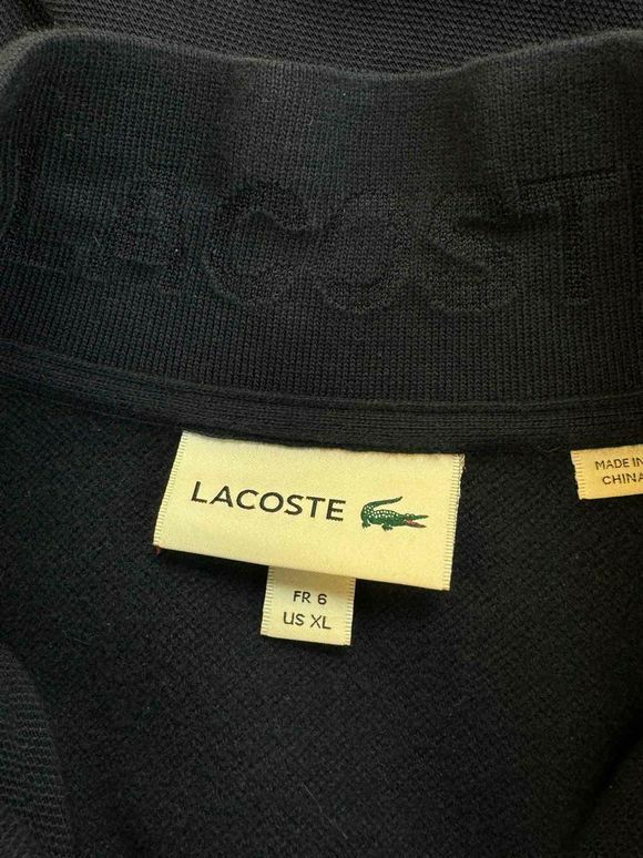 LACOSTE LONG SLEEVE ZIP UP SPORT NAVY JACKET SIZE XL