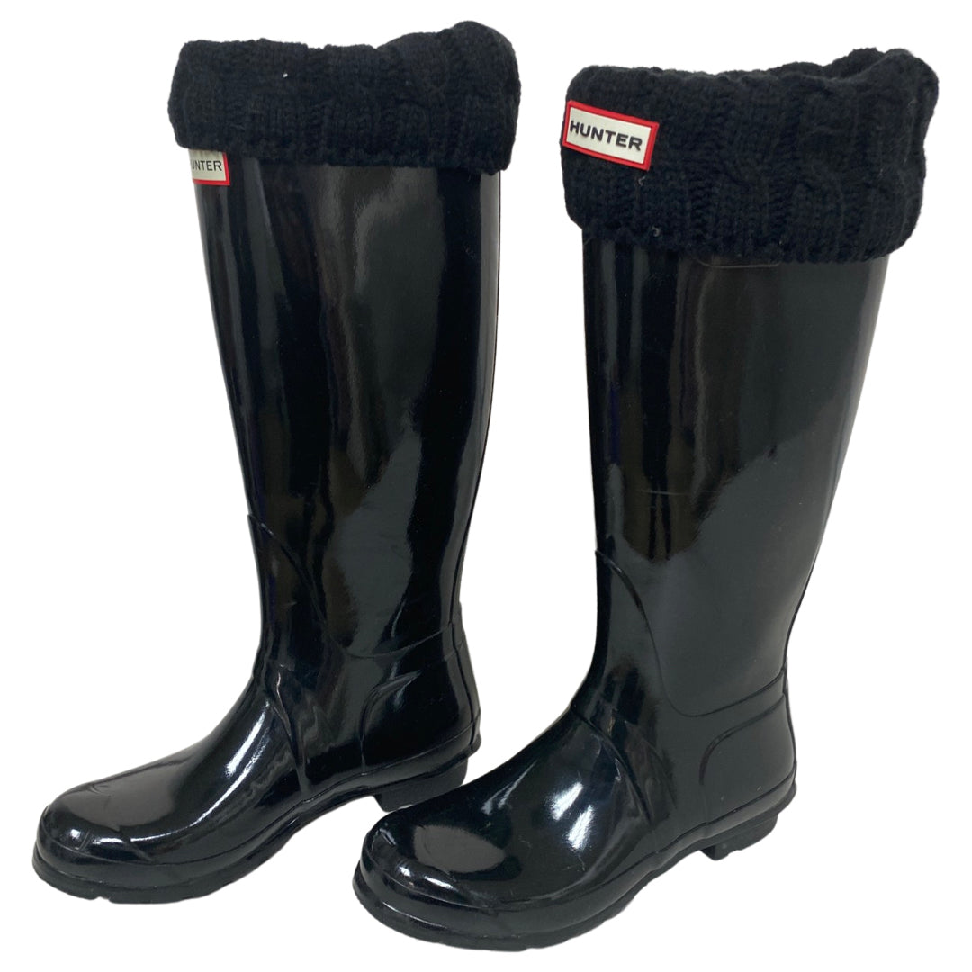 ◇HUNTER◇ UNISEX Original Tall Bootsocks Black Amazon.com | Hunter Original Tall Rain Boots Black 11 M | Boots