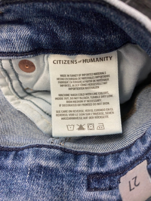 CITIZENS OF HUMANITY CHRISSY HIGH RISE SKINNY JEANS SIZE 27