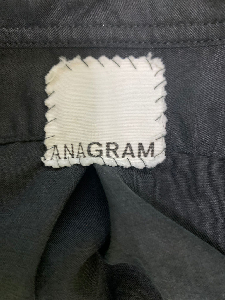 ANAGRAM 100% TENCEL BLACK SHIRT DRESS SIZE 2