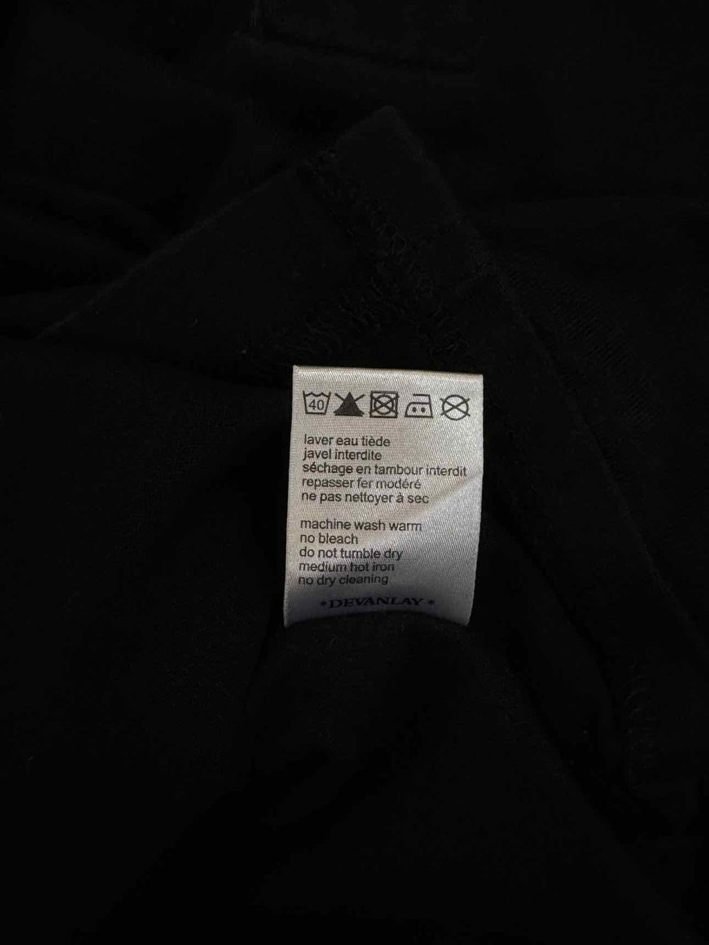 LACOSTE POLO BLACK SHIRT SIZE 2XL