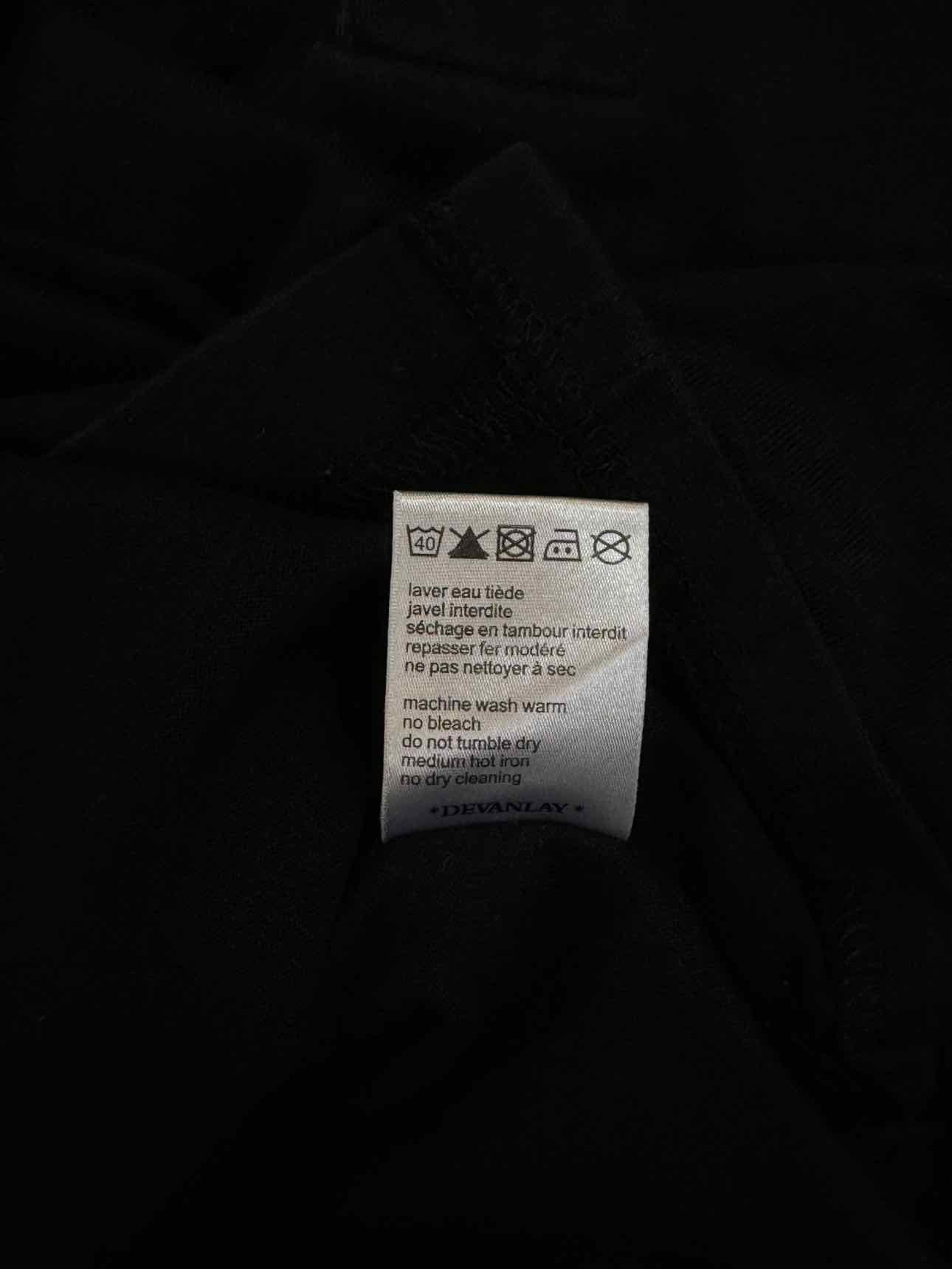 LACOSTE POLO BLACK SHIRT SIZE 2XL