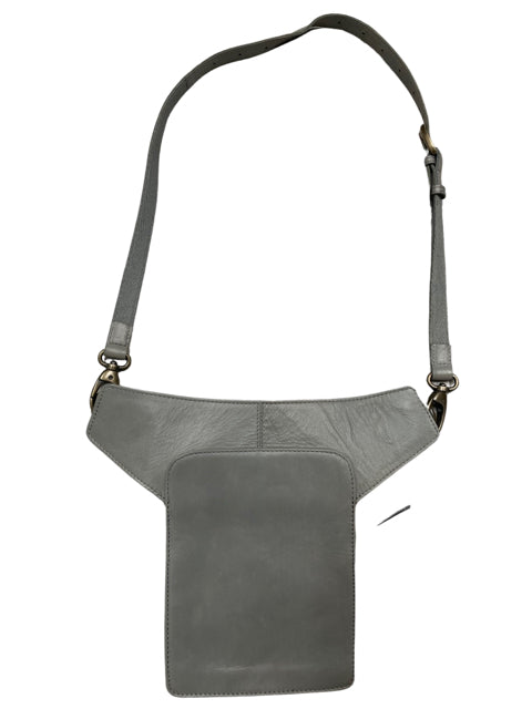 ARTISAN BY LANG LEATHER LUCY BUM BAG GRAY