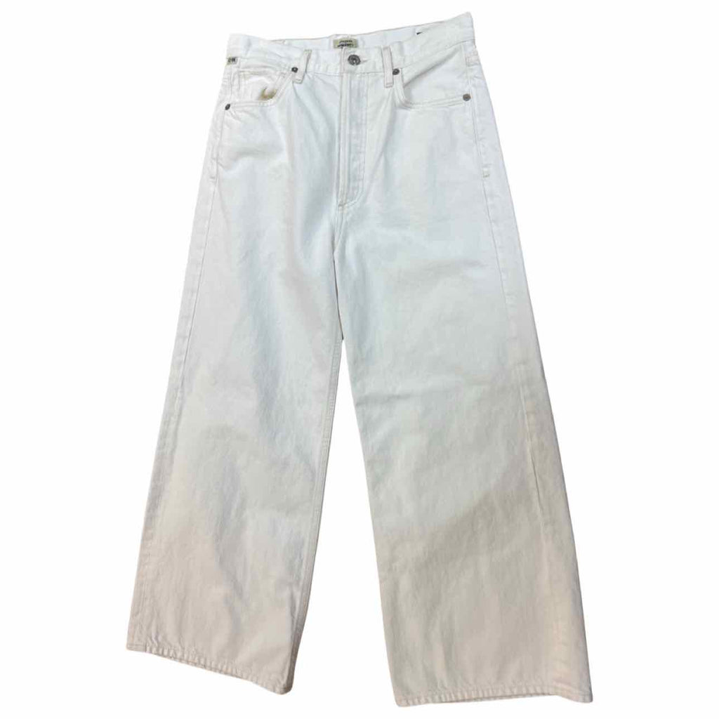 CITIZENS OF HUMANITY SACHA HIGH RISE WIDE LEG DENIM IN IDYLL SIZE 27