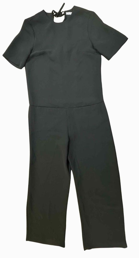 & OTHER STORIES BLACK JUMPSUIT BOW TIES ON BACK SIZE 4