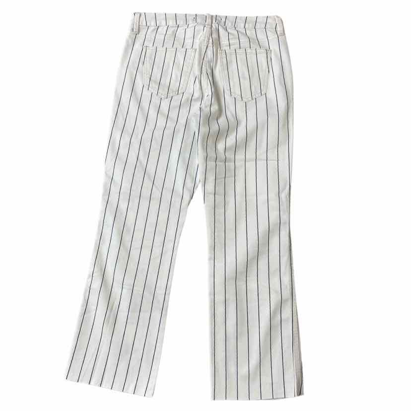 JOES WHITE STARBOARD STRIPED HIGH RISE DENIM JEANS SIZE 29
